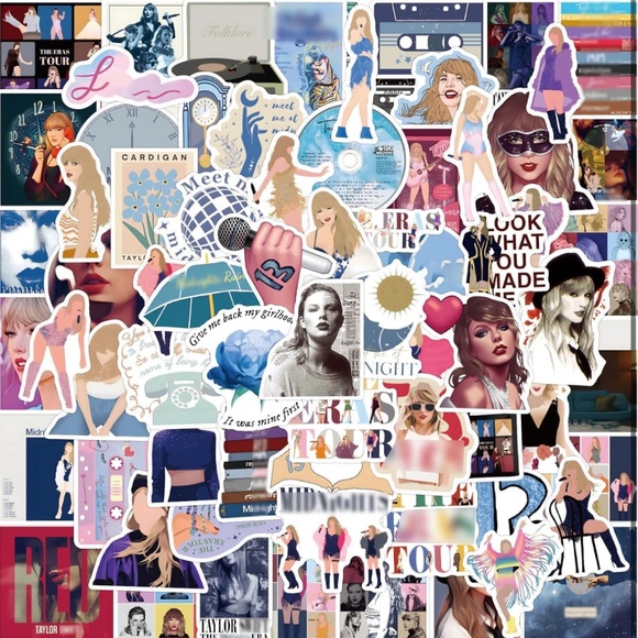 COPY - 100 New Taylor Swift Stickers - Picture 1 of 1